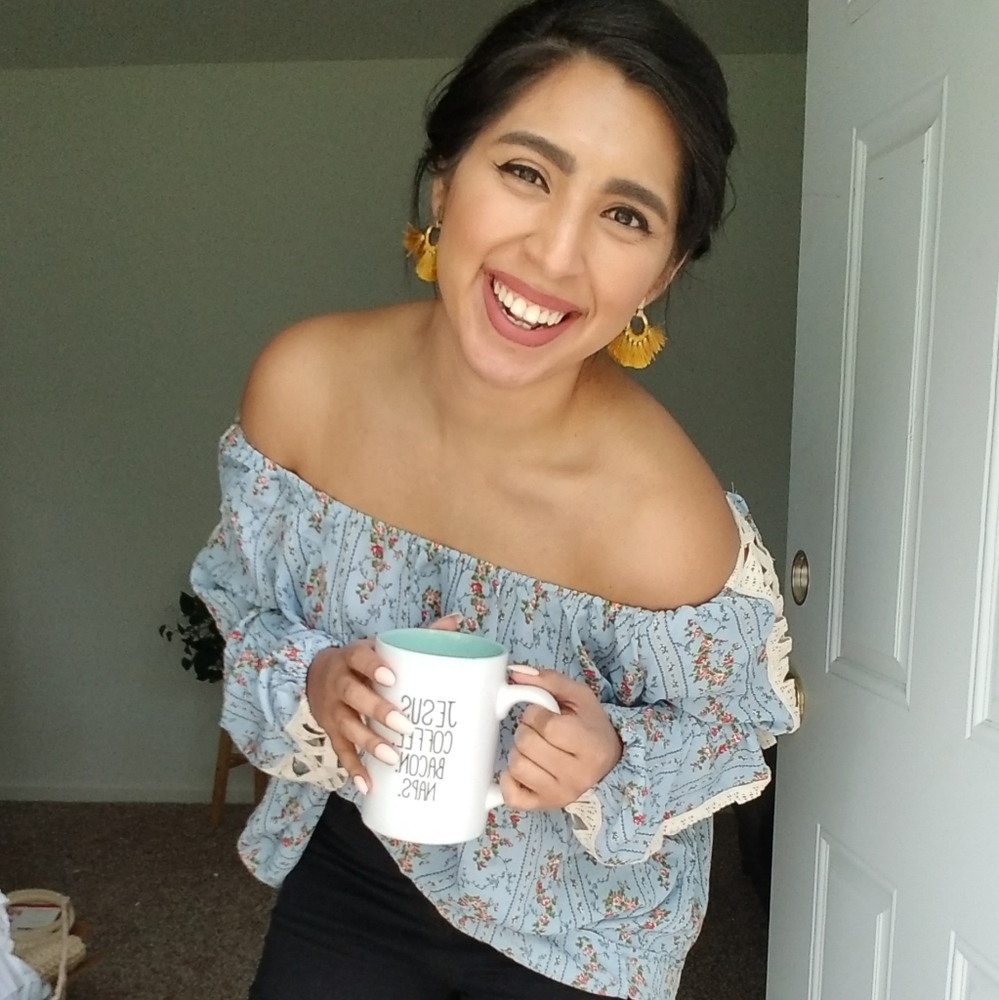 LOVE STORY OFF SHOULDER TUNIC TOP - Picture 15 of 15